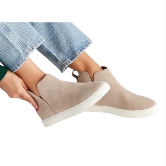 Birdies The Falcon Suede Sneaker Boot Size 12 Oat - Picture 1 of 6